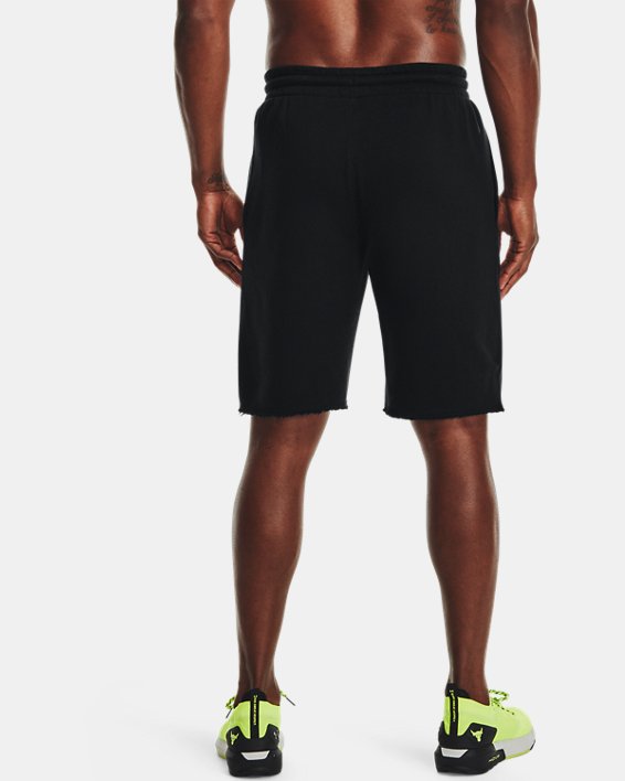 Men's Project Rock Charged Cotton® Fleece Shorts, Black, pdpMainDesktop image number 1